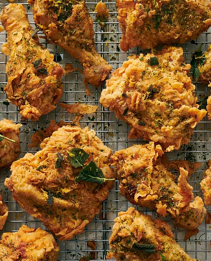 Crispy Sage Fried Chicken