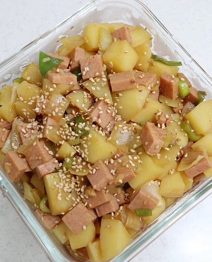감자햄조림 만들기