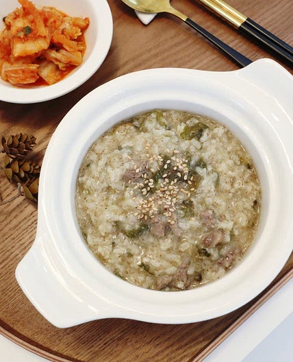 구수한 시래기 들깨 소고기죽 끓이는 법