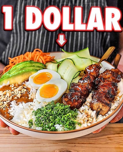 The 1 Dollar Healthy Rice Bowl