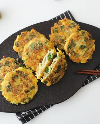 참치깻잎전 만들기 깻잎전만드는법 참치팽이버섯전 만드는법