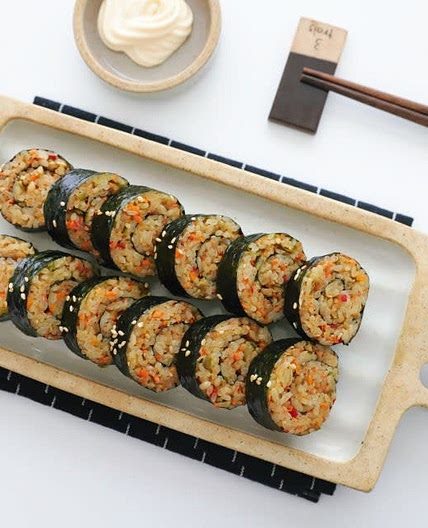 땡초김밥 만들기 초간단 매운김밥 청양고추김밥 만드는법 진주땡초김밥