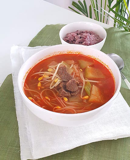 얼큰소고기무국