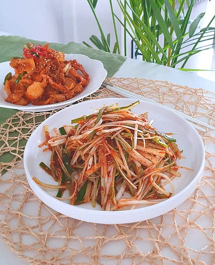 파채무침 대파절임