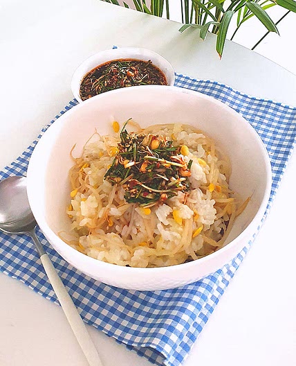 콩나물무밥& 달래장