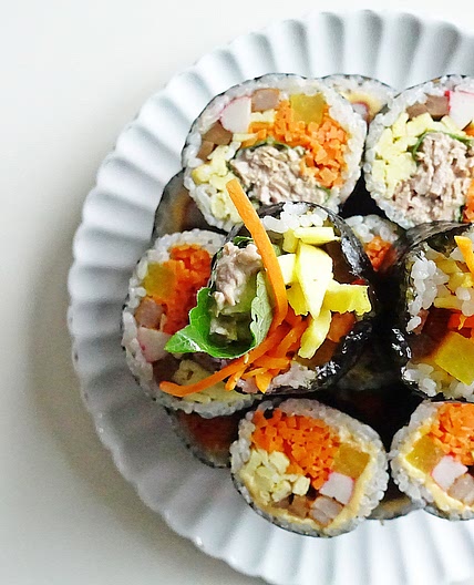 참치김밥(3줄)과 치즈김밥(3줄) 만들기