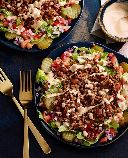 Burger in a bowl