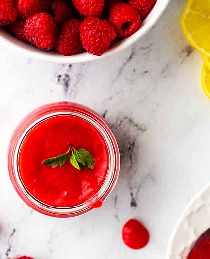 Keto Raspberry Sauce