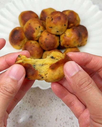 NO밀가루 NO설탕! 고구마 깨찰빵🍠
