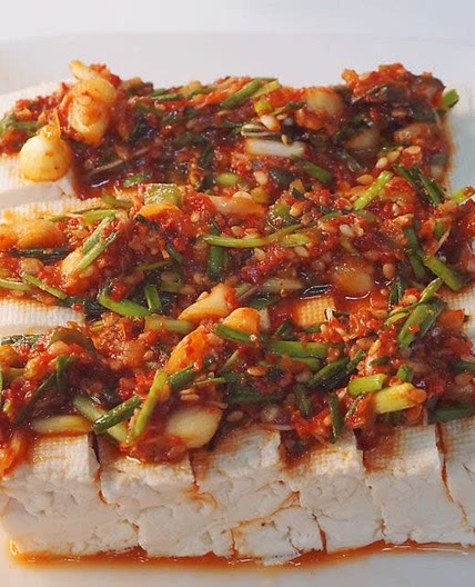 두부 달래양념장