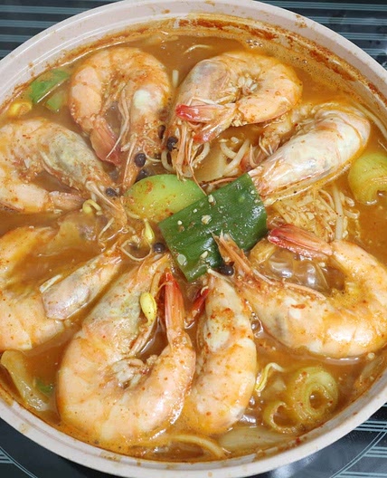 새우탕 새우찌개 끓이기