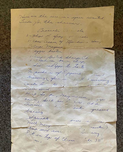 Grandma's Broccoli Casserole