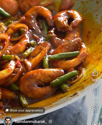 Udang sweet sour - hamdan mubarak