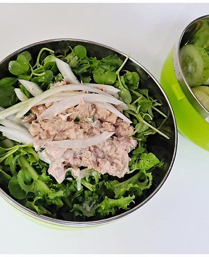 뱃살 빠지는 참치마요 비빔밥
