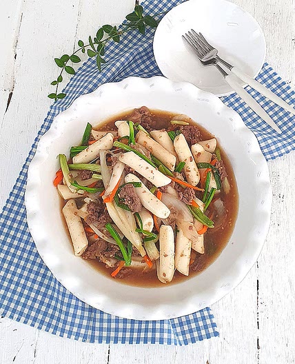불고기떡볶이 간장떡볶이