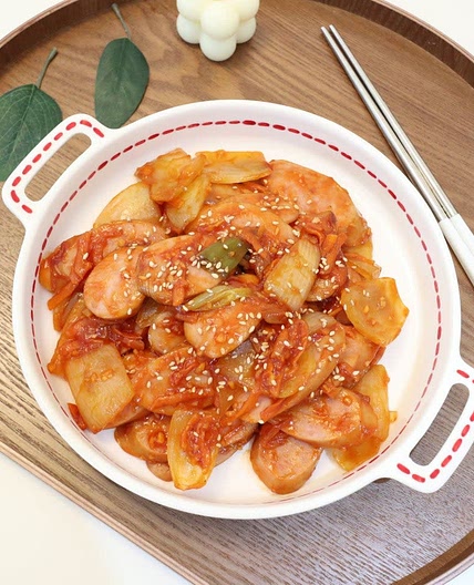 소시지야채볶음 레시피