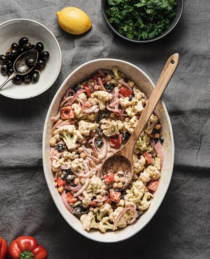 Mediterranean Cauliflower Casserole