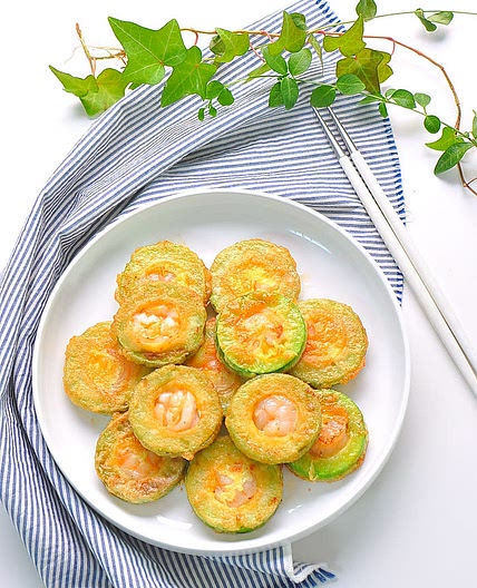 새우애호박전