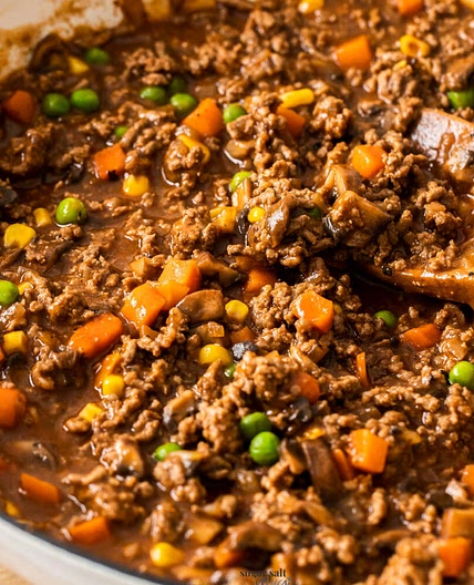 Savoury lamb mince