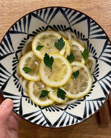 레몬 우동 만들기🍋