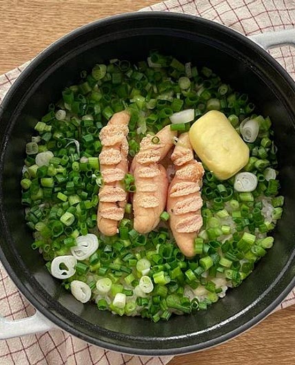 버터 명란 솥밥 만들기!