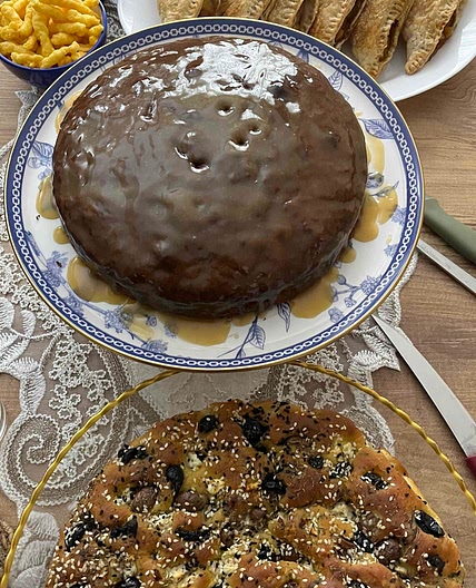 Sticky Toffee Carrot and Date Cake