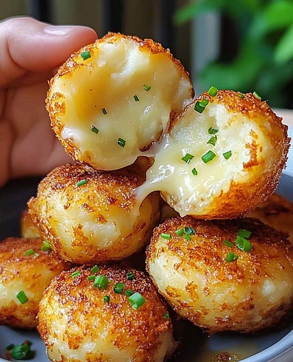 crispy mashed potato cheese bites