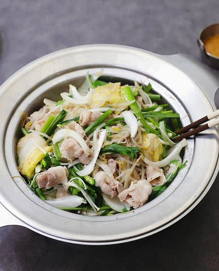 대패삼겹살찜 숙주대패삼겹살 야채찜 만들기 냉동 대패삼겹살요리 연겨자소스