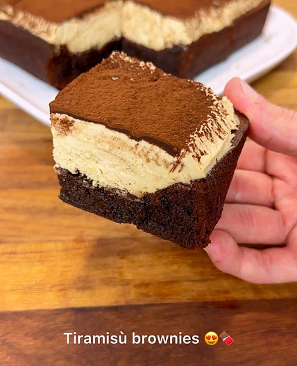 TIRAMISU BROWNIES