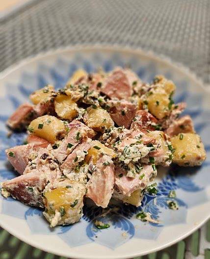 Gnocchi mit Fleischwurst und Schmand