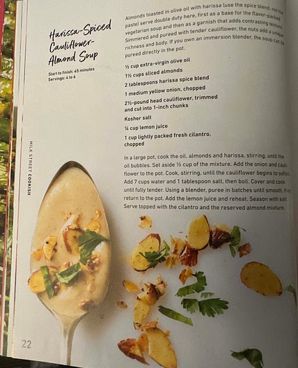 Almond & Harissa soup