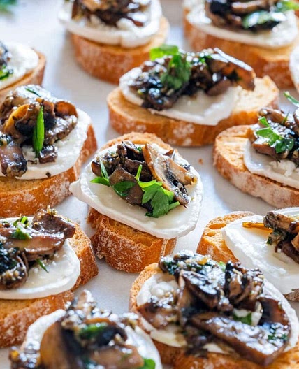 Mushroom Crostini