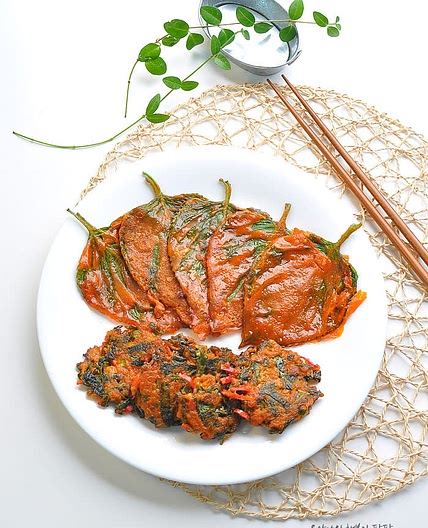 깻잎장떡