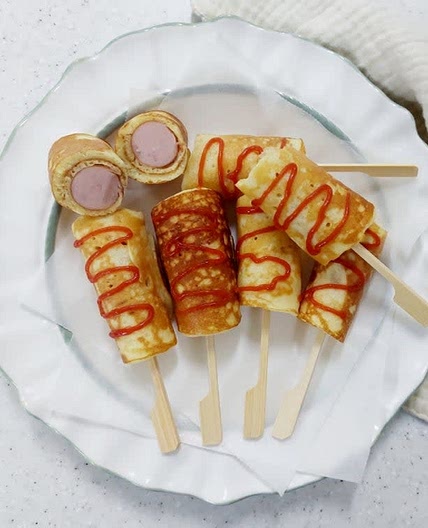 핫케이크 미니 핫도그 만들기 핫케이크믹스 요리 아이 간식