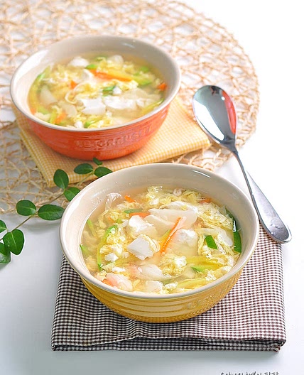 순두부계란탕