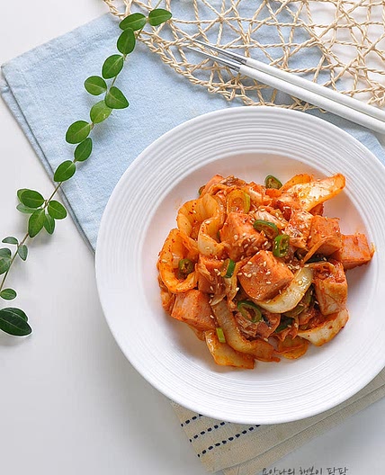 김치스팸볶음