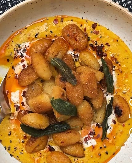 Pumpkin gnocchi
