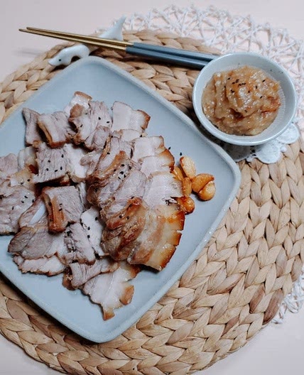 편스토랑 류수영 냄비 통삼겹 바베큐 갈릭소스
