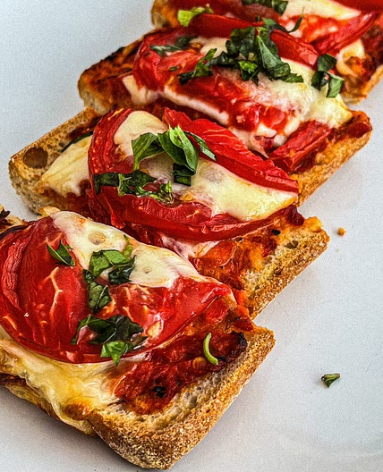Italian Bruschetta Caprese Sandwich