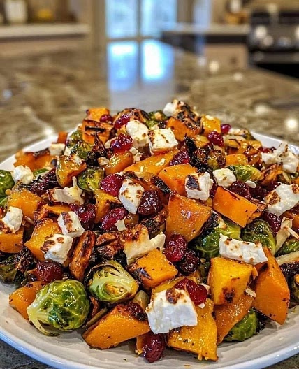 Cranberry-Glazed Roasted Vegetables