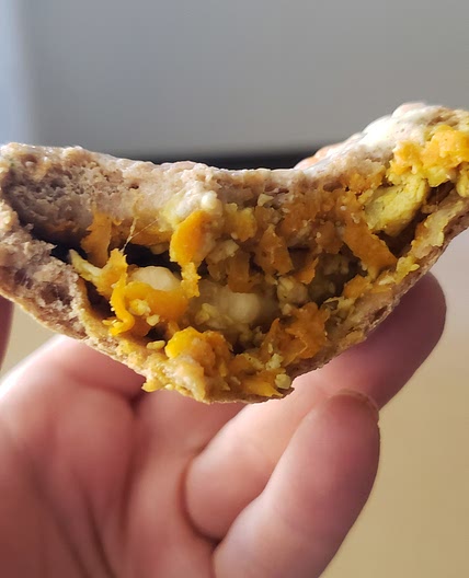 Sweet potato / yam breakfast pockets / empanadas meal prep