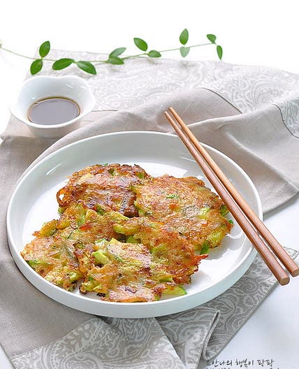 애호박건새우전