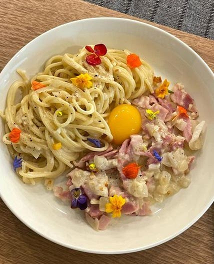 꽃날린 까르보나라🌷🧀