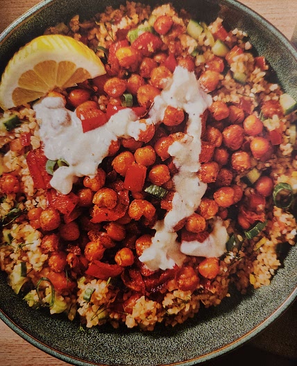 Crispy Chickpea Tabbouleh Bowls