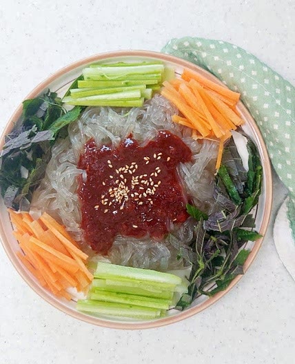 매콤달콤 비빔당면 만들기 비빔당면 소스 양념 레시피