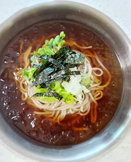 냉모밀 만들기 메밀소바 냉모밀 쯔유 육수 만들기 레시피