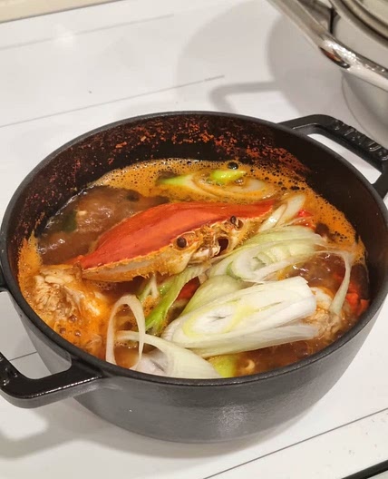 꽃게라면 끓이는법 꽃게손질법 제철음식 :: 해물라면 신라면 건면 추천