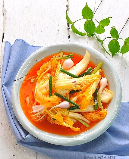 알배기물김치