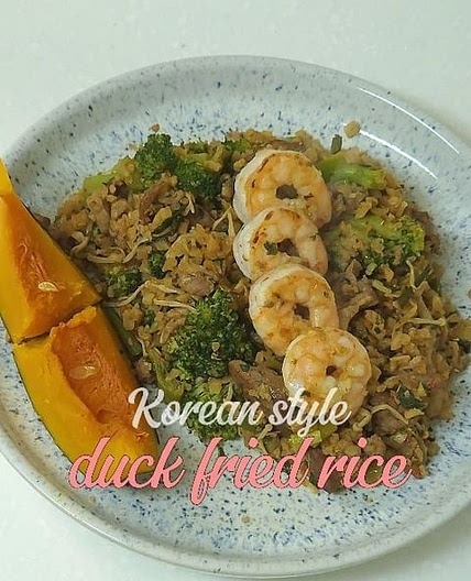 오리고기 컬리플라워 볶음밥
