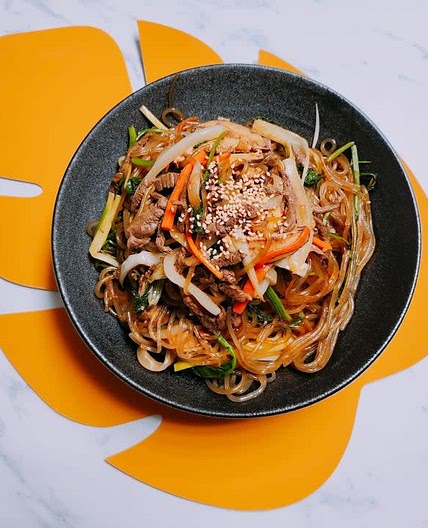 김수미 소고기 버섯 잡채